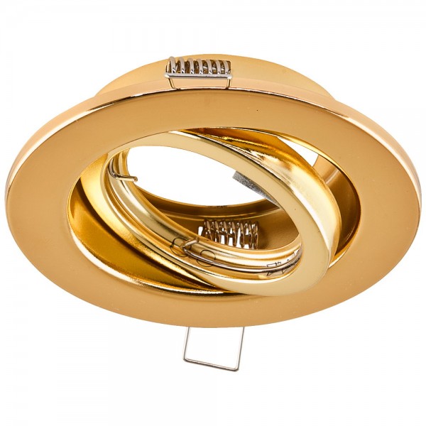 EVN Leuchte Gold schwenkbar rund 105x26mm 12V IP20