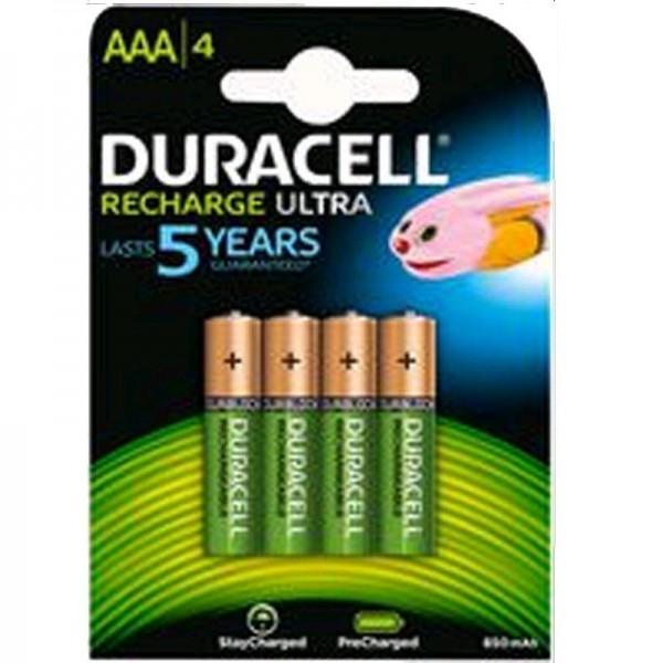 Duracell Akku Recharge Ultra AAA B4 850 mAh Precharged 4er Blister