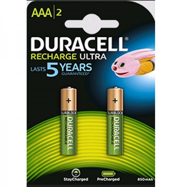 Duracell Akku Recharge Ultra AAA B2 850 mAh Precharged 2er Blister