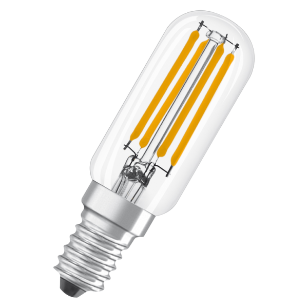 Osram / Ledvance LED Filament Special T26 klar 300° Performance 4,2-40W/827 warmweiß 470lm E14 220-240V