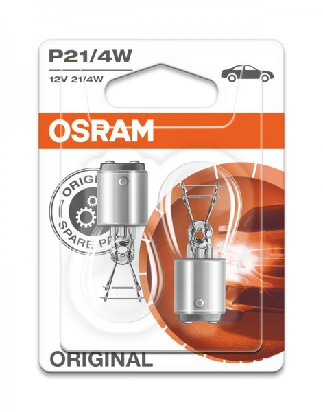 Osram Auto #7225-02B Original P21/4W 21/4W 12V BAZ15d