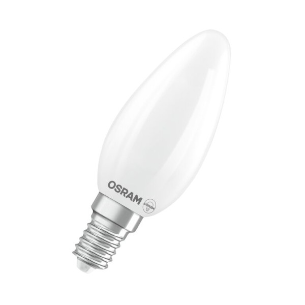 Osram / Ledvance LED Filament Superstar Kerze B matt 320° 3,4-40W/827 warmweiß 470lm E14 220-240V dimmbar