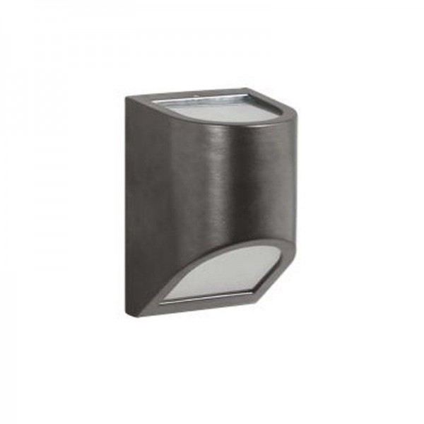 I-Light Wandleuchte Halbzylinder Schwarz, IP 44 E27