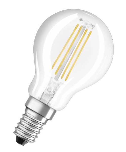 Osram LED Filament Superstar+ Tropfen P klar 300° 3,4-40W/927 warmweiß 470lm E14 220-240V dimmbar