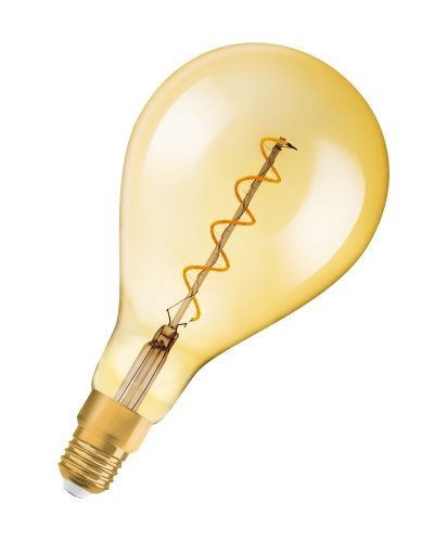 Osram LED Vintage 1906 Classic A160 Filament Gold 5-28W/820 E27 300lm klar Warm Comfort Light 340° dimmbar