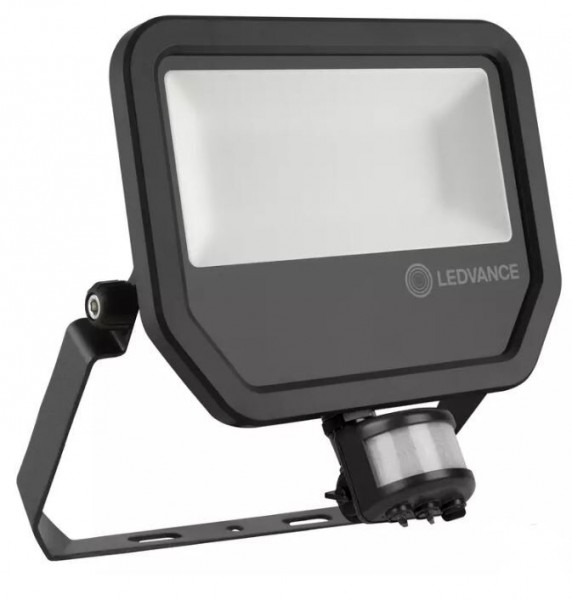 LEDVANCE LED Fluter Floodlight 50W/840 100° schwarz Sensor