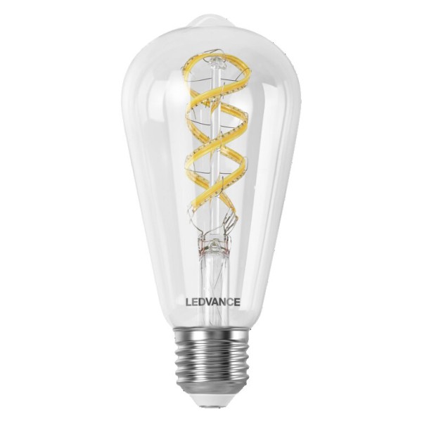 Osram / Ledvance LED Filament WIFI Smart+ Edison klar 320° 4,8-40W/827-865 RGBTW 470lm E27 220-240V dimmbar