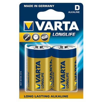 Varta Batterien Longlife Extra 4120 D 2er Blister