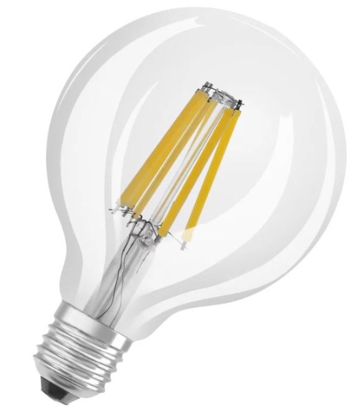 Osram LED Filament Superstar+ Globe G95 klar 300° 11-100W/940 neutralweiß 1521lm E27 220-240V dimmbar