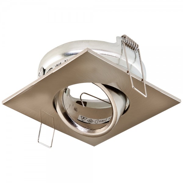 EVN Leuchte Chrom schwenkbar viereckig 102x102x43mm 12V IP20