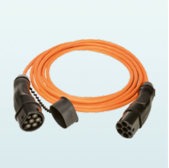 WALTHER Ladekabel 5m Länge Typ2 32A AC 1-phasig #9773120000