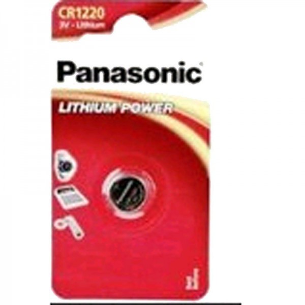 Panasonic Knopfzelle Lithium Power CR 1220 3V 1er Blister