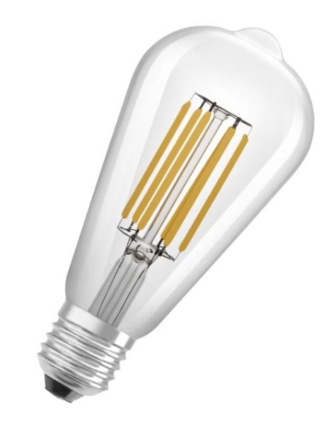 Osram LED Filament Edison ST64 klar 320° 4-60W/830 warmweiß 840lm E27 220-240V