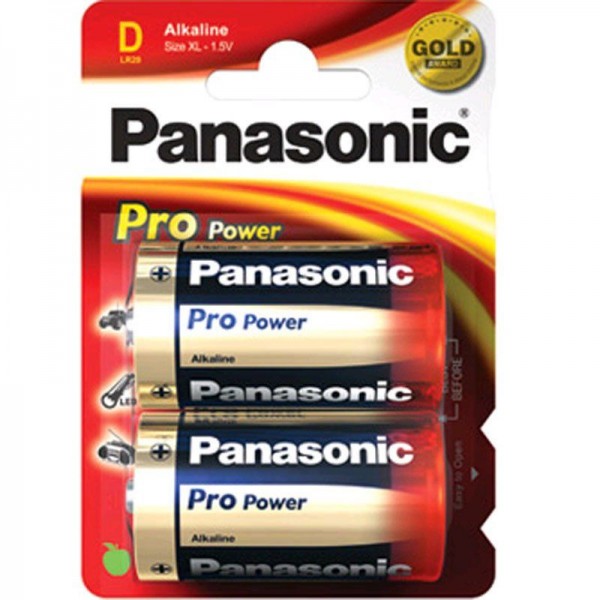 Panasonic Batterie Pro Power D 1,5V 2er Blister