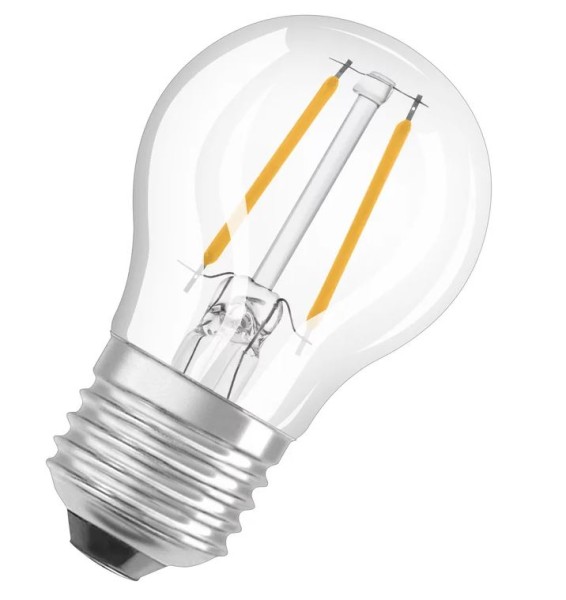 Osram LED Filament Superstar+ Tropfen P klar 300° 3,4-40W/940 neutralweiß 470lm E27 220-240V dimmbar