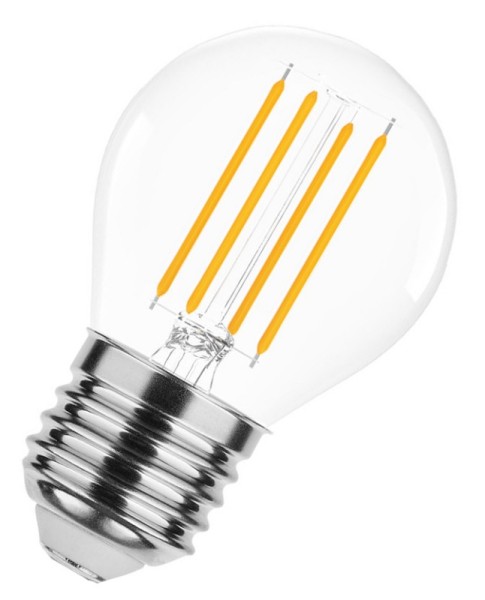 Modee LED Filament Tropfen P klar 360° Globe Mini 4-40W/840 kaltweiß 470lm E27 220-240V