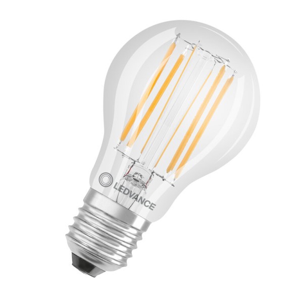 Osram / Ledvance LED Filament Classic A klar 300° Superior 7,5-75W/940 kaltweiß 1055lm E27 220-240V dimmbar