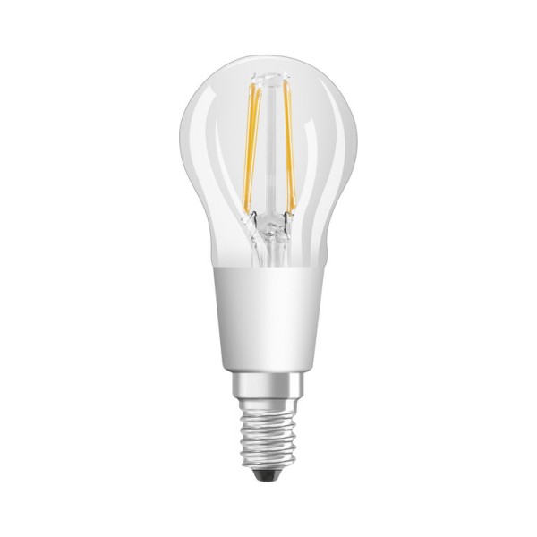 Osram / Ledvance LED Filament Bluetooth Smart+ Classic P klar 300° 4-40W/827 warmweiß 470lm E14 220-240V dimmbar