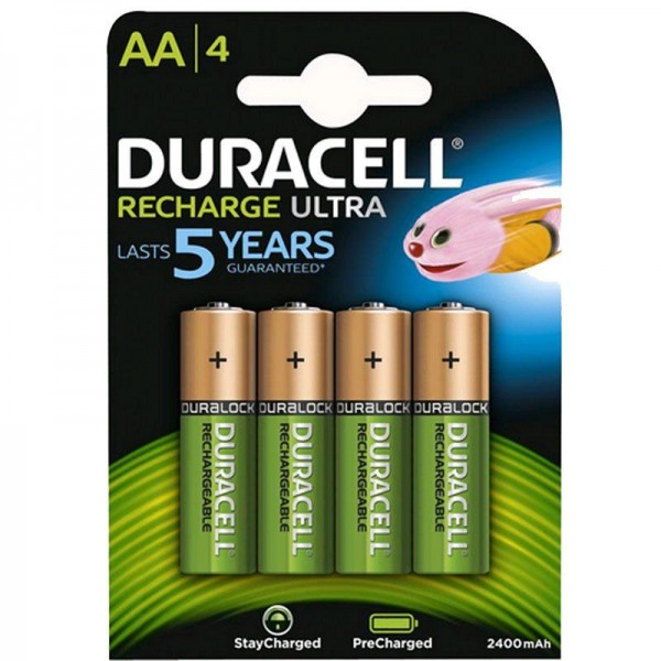 Duracell Akku Recharge Ultra AA B2 2400 mAh Precharged 4er Blister