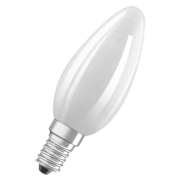 Osram / Ledvance LED Filament Kerze B matt 330° UltraEfficient 2,2-40W/840 kaltweiß 470lm E14 220-240V