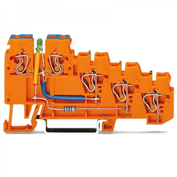 Wago 4-Leiter-Initiatoren-LED-Einspeiseklemme 270-574/281-483 (1 Stück)