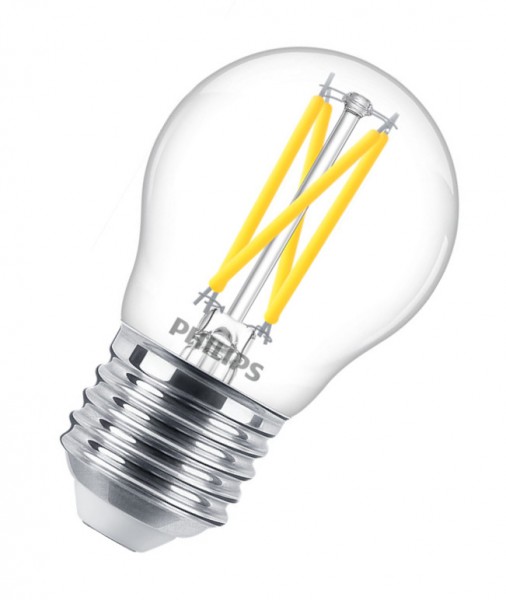 Philips Filament Master LEDluster P45 2,5-25W/922-927 abstimmbares Weiß 340lm E27 220-240V nur mit Spezial-Dimmern