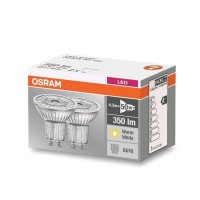 Osram LED Base PAR16 4,3-50W/827 GU10 350lm 36° warmweiß nicht dimmbar 2er Pack