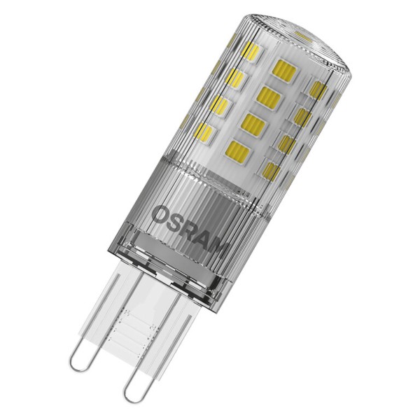 Osram / Ledvance LED Pin klar 320° 4,4-48W/827 warmweiß 600lm G9 220-240V dimmbar