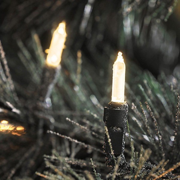 Konstsmide LED Minilichterkette inkl. Außentrafo mit 120 Dioden Gesamtlänge 2585cm wa