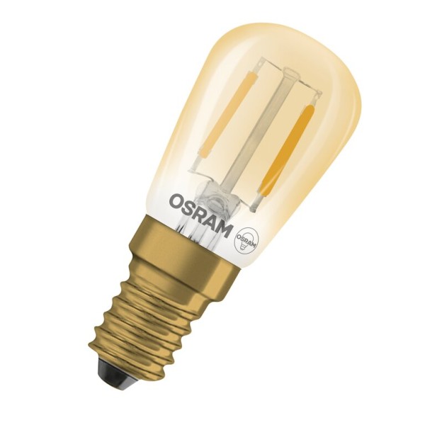 Osram / Ledvance LED Filament Vintage 1906 Special T26 klar 300° 1,6-5W/824 extra warmweiß 50lm E14 220-240V