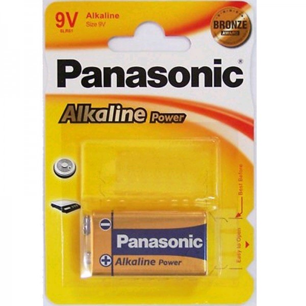 Panasonic Batterie Alkaline Power E-Block 9V 1er Blister