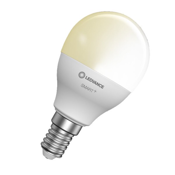 Osram / Ledvance LED Bluetooth Smart+ Classic P matt 180° 4,9-40W/827 warmweiß 470lm E14 220-240V dimmbar