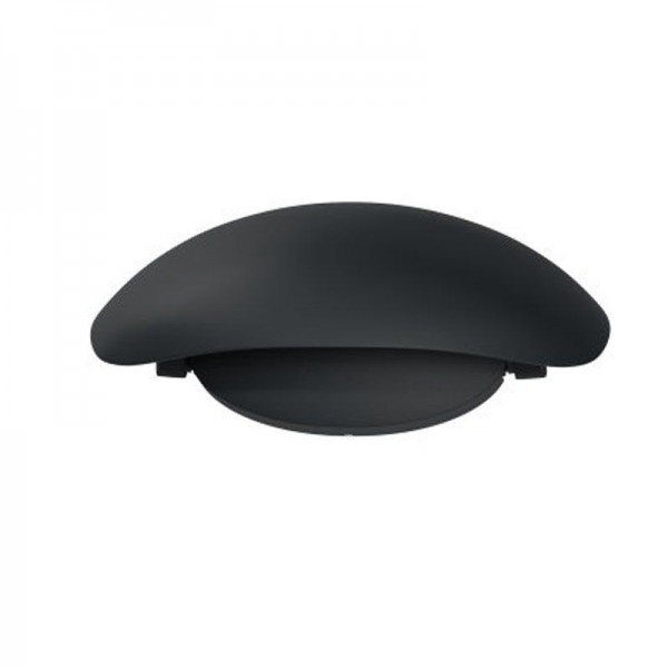 Osram LED Wandleuchte Endura Style Cover Oval 11,5W/830 340lm warmweiß nicht dimmbar dunkelgrau IP44