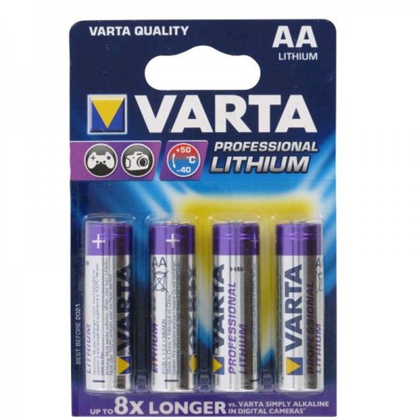 Varta Professional Lithium AA 06106 4er Blister