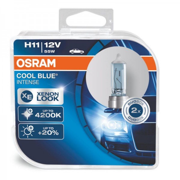 Osram Cool Blue Intense 12V H11 55W 64211CBI (2er Pack)