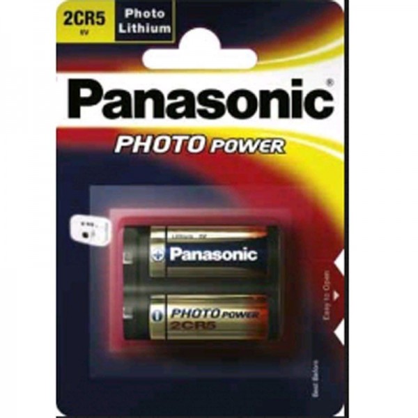 Panasonic Photobatterie 2CR5 1400 mAh 6V 1er Blister