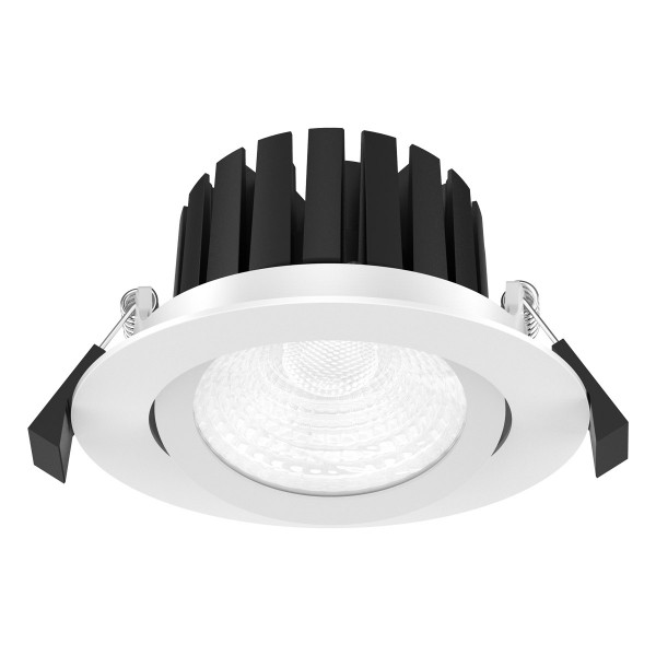 EVN LED Downlight weiß schwenkbar rund 110x52mm 13W 4000K 1495lm 21-40° 200-240V IP65