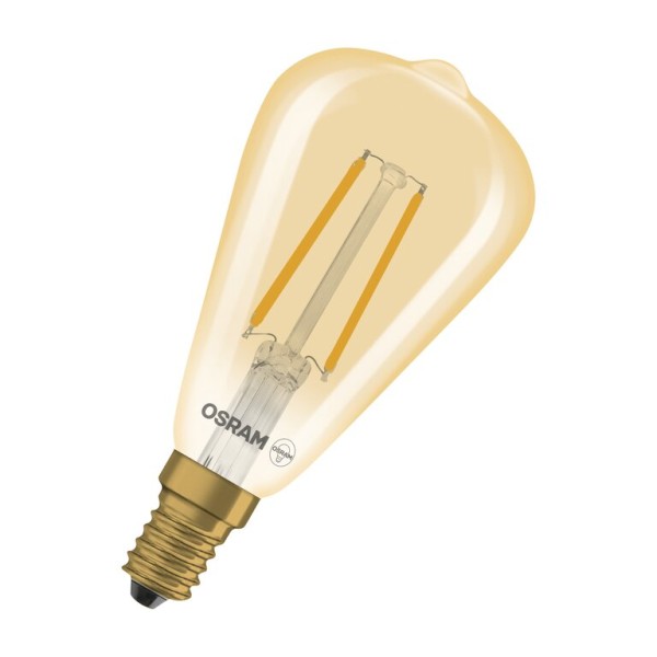 Osram / Ledvance LED Filament Vintage 1906 Edison ST klar 320° 2,8-25W/822 extra warmweiß 250lm E14 220-240V dimmbar