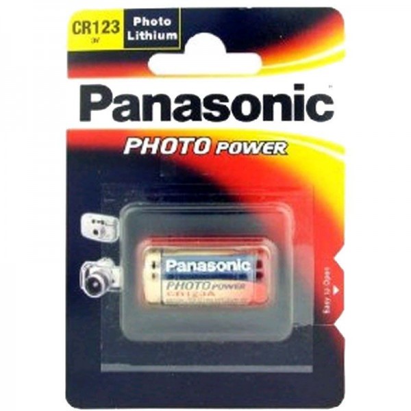 Panasonic Photobatterie CR123 1550 mAh 3V 1er Blister