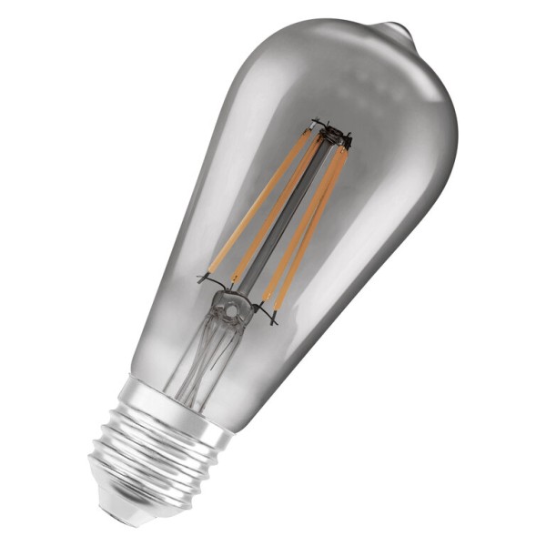 Osram / Ledvance LED Filament Bluetooth Smart+ Edison rauchig 300° 6-44W/825 warmweiß 540lm E27 220-240V dimmbar