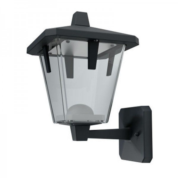 Osram LED Wandleuchte Endura Style Lantern Classic Up 11,5W/830 550lm warmweiß nicht dimmbar schwarz IP44