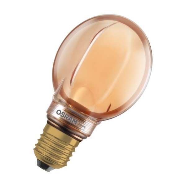 Osram / Ledvance LED Filament Vintage 1906 Globe G80 330° gold 4-22W/818 extra warmweiß 220lm E27 220-240V dimmbar