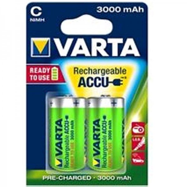 Varta Akku Ready2Use C Baby 56714 3000mAh 2er Blister