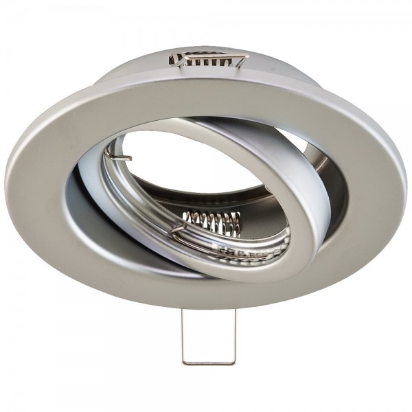 EVN Leuchte Chrom matt schwenkbar rund 105x26mm 12V IP20