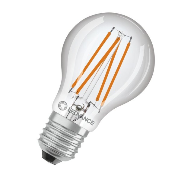 Osram / Ledvance LED Filament Classic A klar 320° Superior DaylightSensor 7,3-60W/827 warmweiß 806lm E27 220-240V