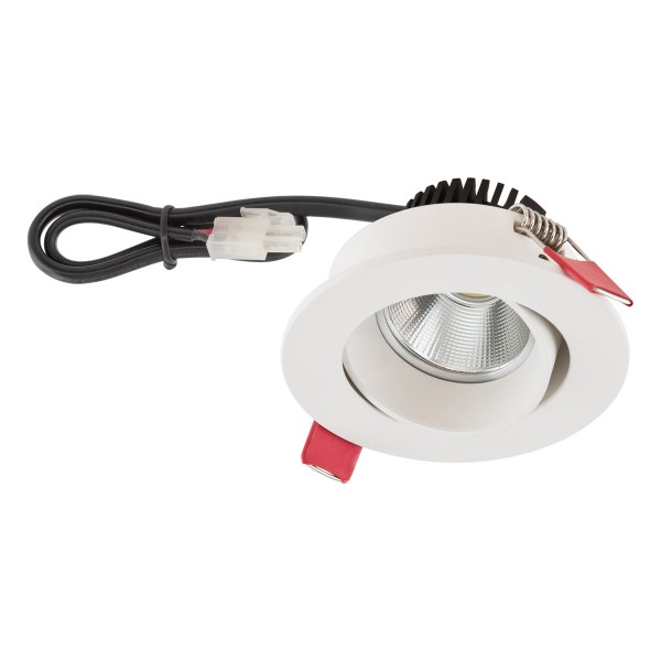 EVN Power-LED Leuchte weiß schwenkbar rund 85x58mm 6W 2000-3000K 60 bis 600lm 21-40° 220-240V IP20