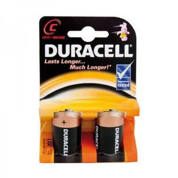 Duracell Batterien Basic DBC C 2er Blister