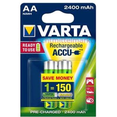 Varta Akku Ready2Use AA 56756 2400mAh 2er Blister