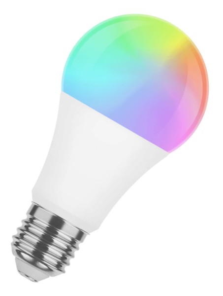 Modee SMD LED Alu-Plastik Classic A matt 200° remote Control 9,4-60W/ RGBW einstellbar 806lm E27 220-240V dimmbar 1er Blister