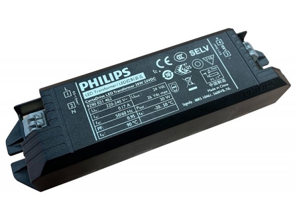 Philips CertaDrive LED Transformer 30W 24VDC